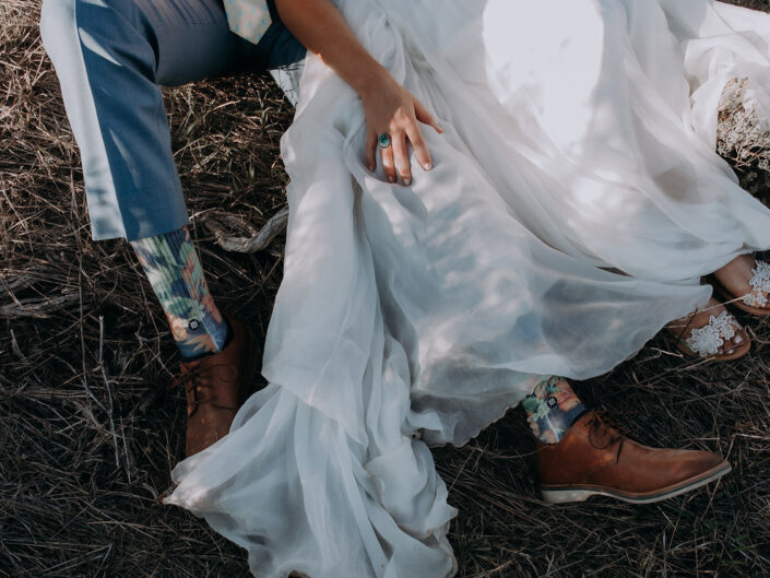 detail shots of newlywed attire